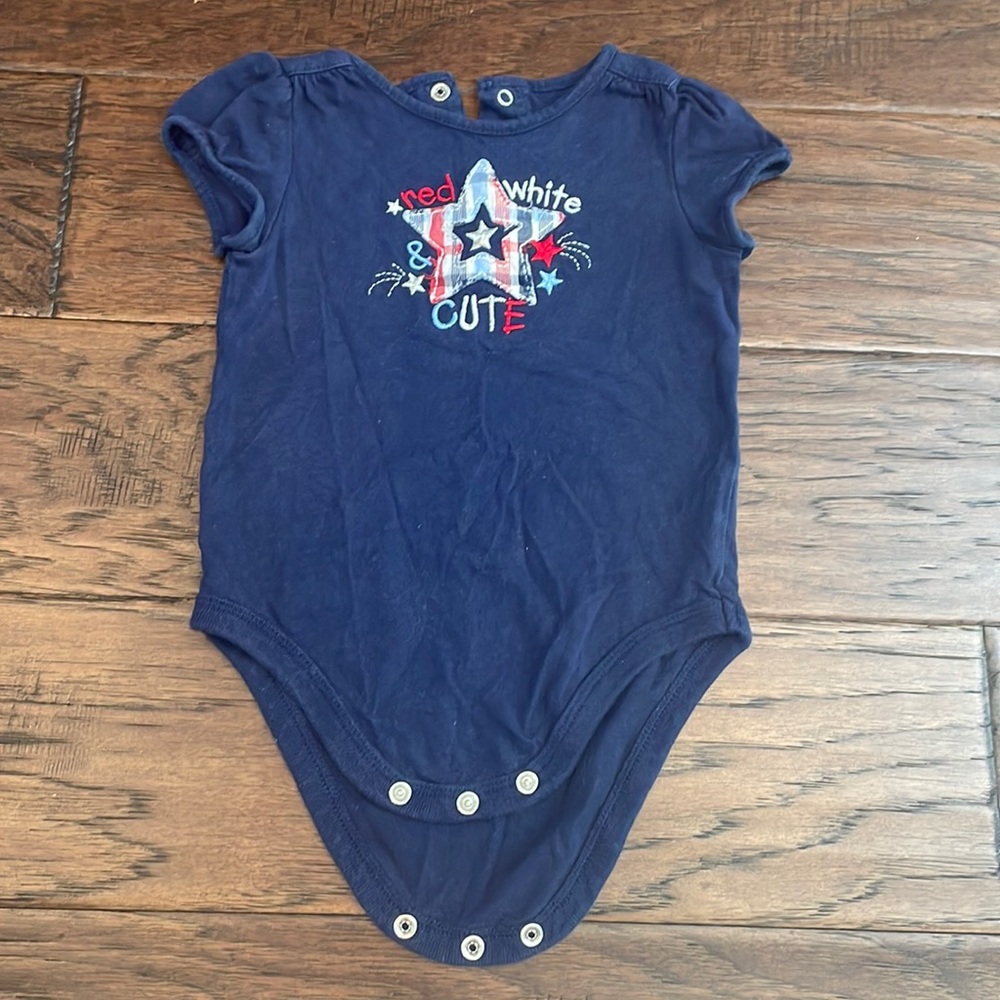 Fourth of July onesie 🇺🇸